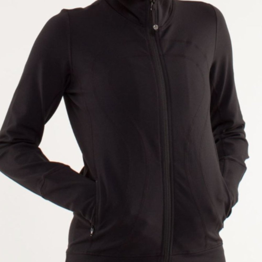 Lululemon jacket, Stride Jacket, size 6 Women’s, black, preowned